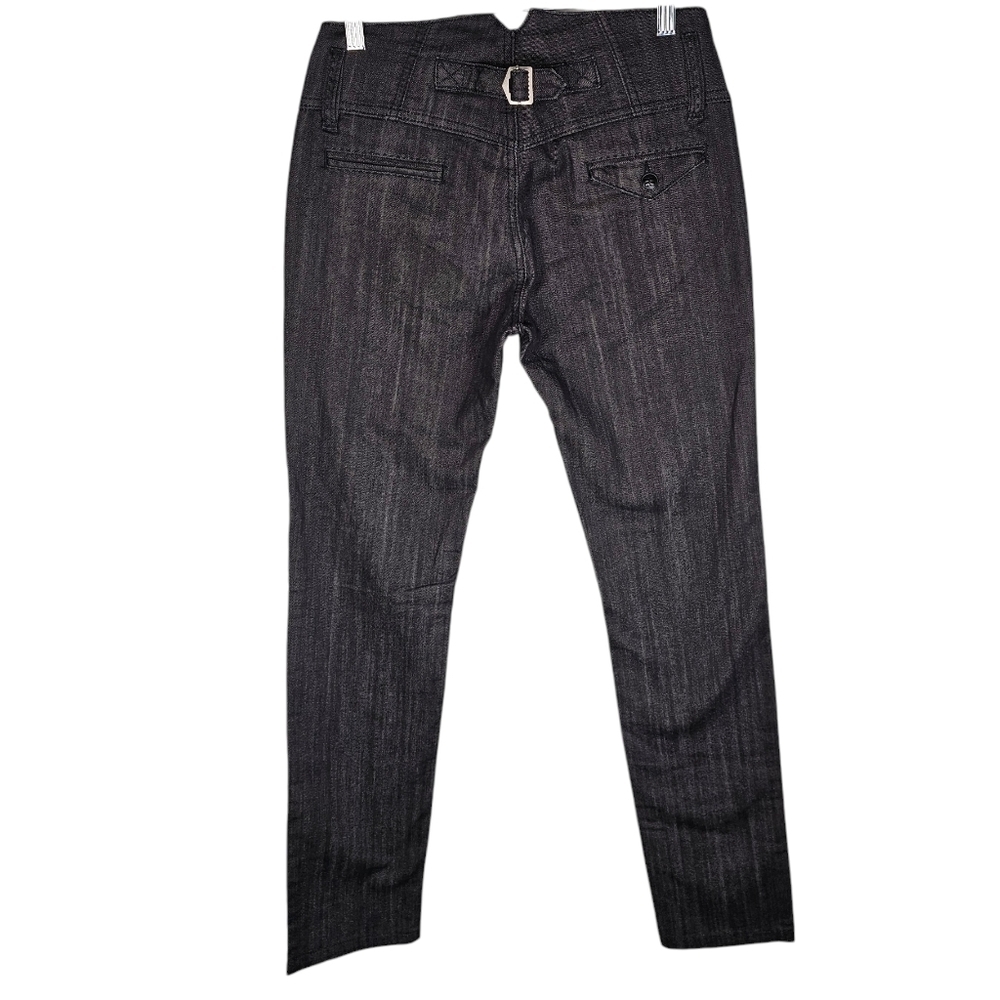 BCBGMAXAZRIA May Black Skinny Denim Jeans Size 27 New - Picture 3 of 16